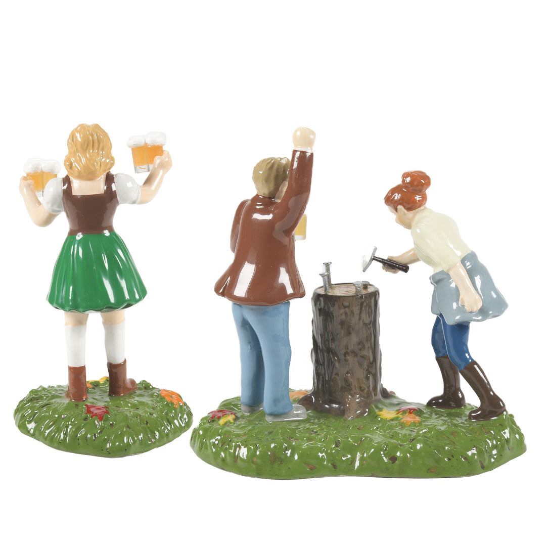 Department 56 Snow Village Harvest Accessory: Hammers & Steins, Set of 2 sparkle-castle