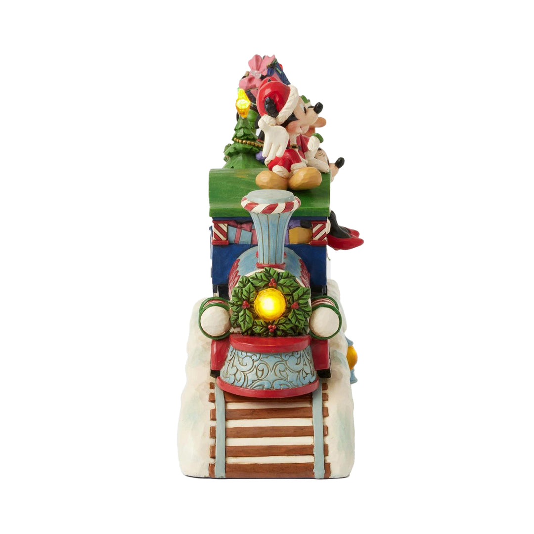 Jim Shore Disney Traditions: Mickey & Friends Musical Train Figurine sparkle-castle