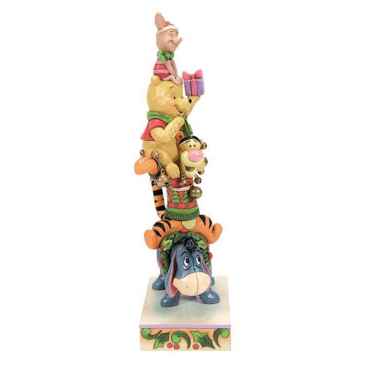 Jim Shore Disney Traditions: Stacked Pooh & Friends Figurine sparkle-castle