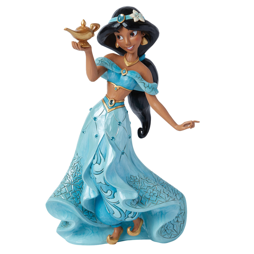Jim Shore Disney Traditions: Jasmine Deluxe 7th In Series Figurine sparkle-castle