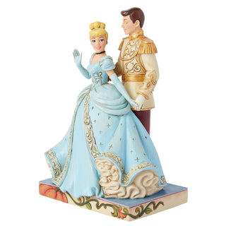 Jim Shore Disney Traditions: Cinderella & Prince Charming Figurine sparkle-castle