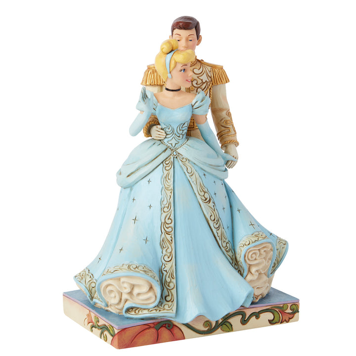 Jim Shore Disney Traditions: Cinderella & Prince Charming Figurine sparkle-castle
