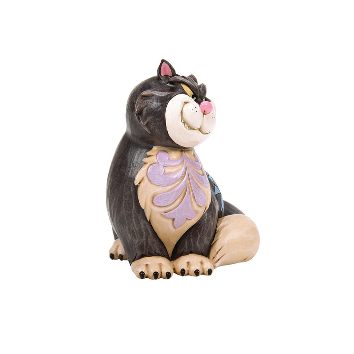 Jim Shore Disney Traditions: Lucifer The Cat Mini Figurine sparkle-castle