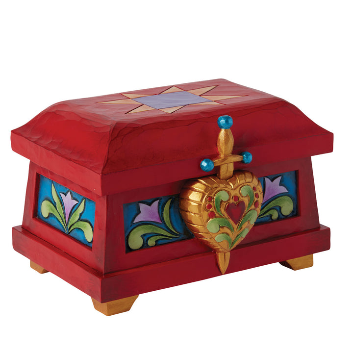 Jim Shore Disney Traditions: Evil Queen's Trinket Box sparkle-castle