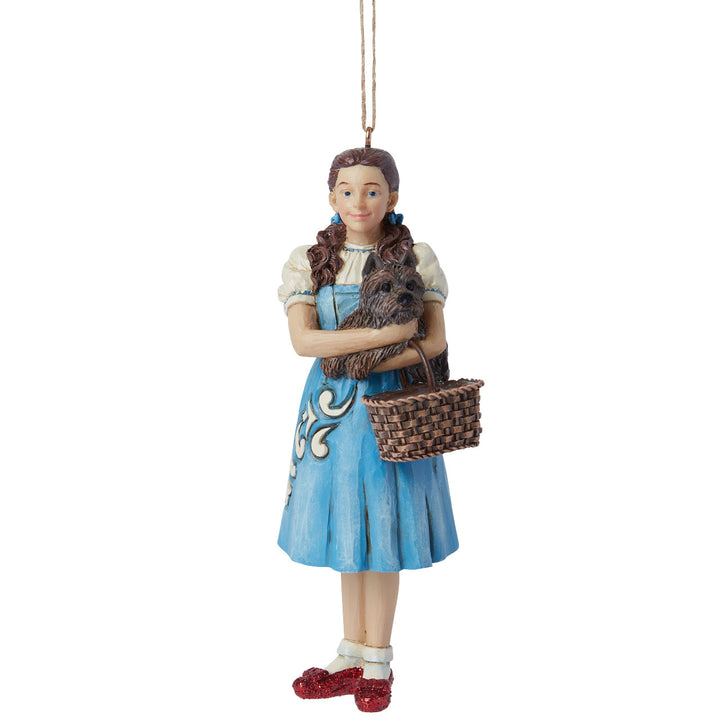 Jim Shore Wizard of Oz: Dorthy And Toto Hanging Ornament sparkle-castle