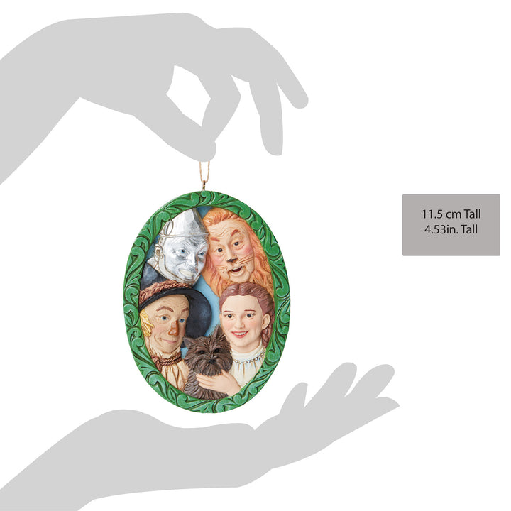 Jim Shore Wizard of Oz: Character Portrait Coin Hanging Ornament sparkle-castle