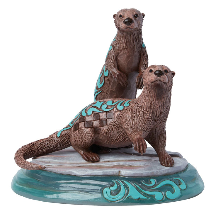 Jim Shore Animal Planet: River Otter Figurine sparkle-castle