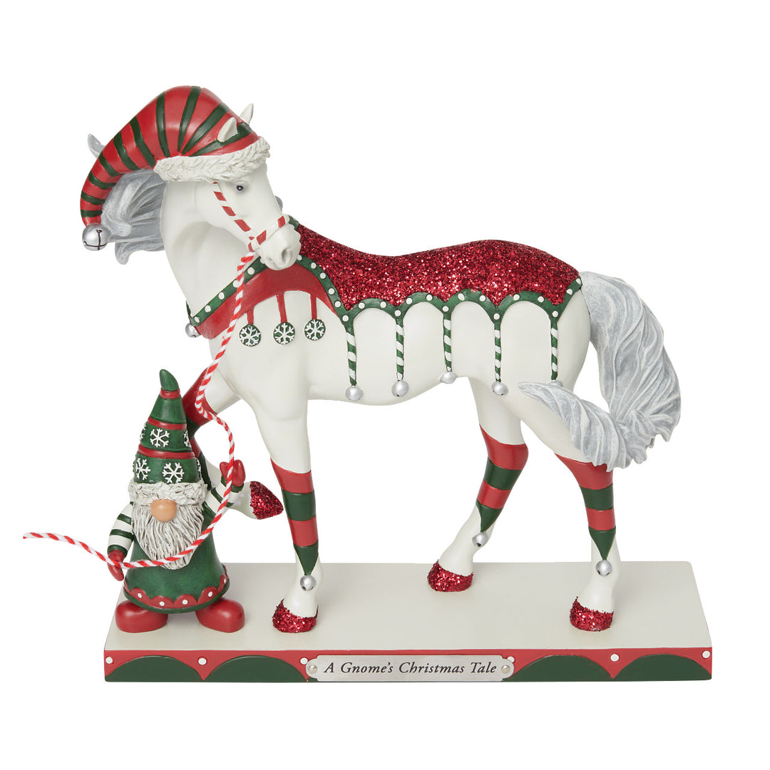 Trail of Painted Ponies: A Gnome Christmas Tale Figurine sparkle-castle