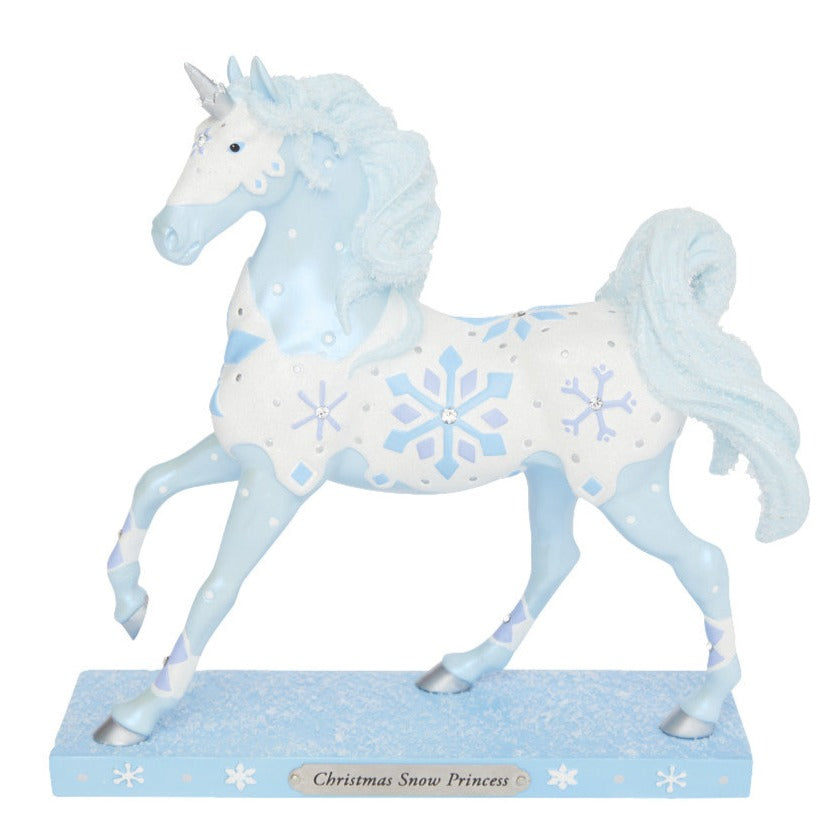Trail of Painted Ponies: Christmas Snow Princess Figurine sparkle-castle