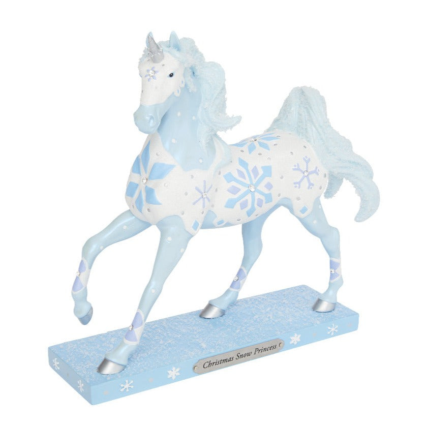 Trail of Painted Ponies: Christmas Snow Princess Figurine sparkle-castle