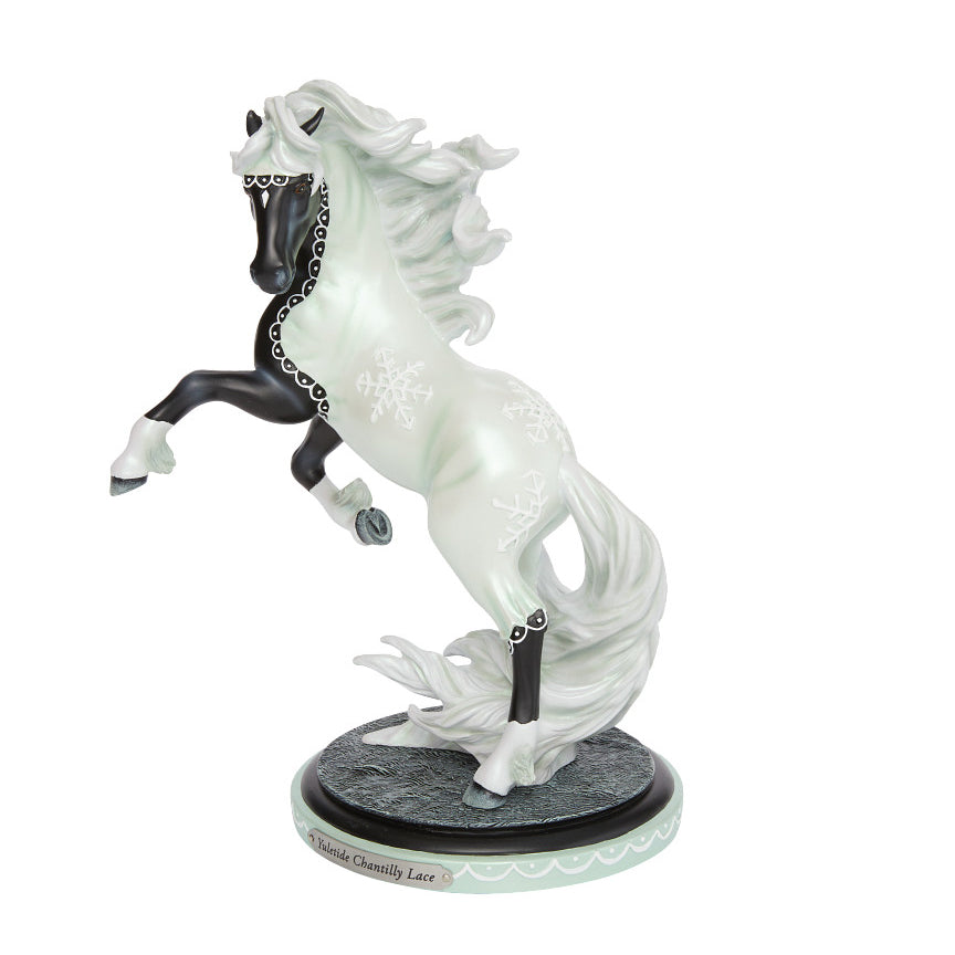 Trail of Painted Ponies: Yuletide Chantilly Lace Figurine sparkle-castle