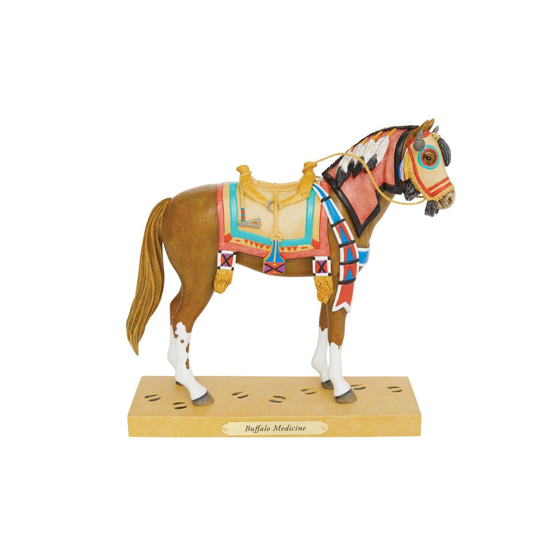 Trail of Painted Ponies: Buffalo Medicine Figurine sparkle-castle
