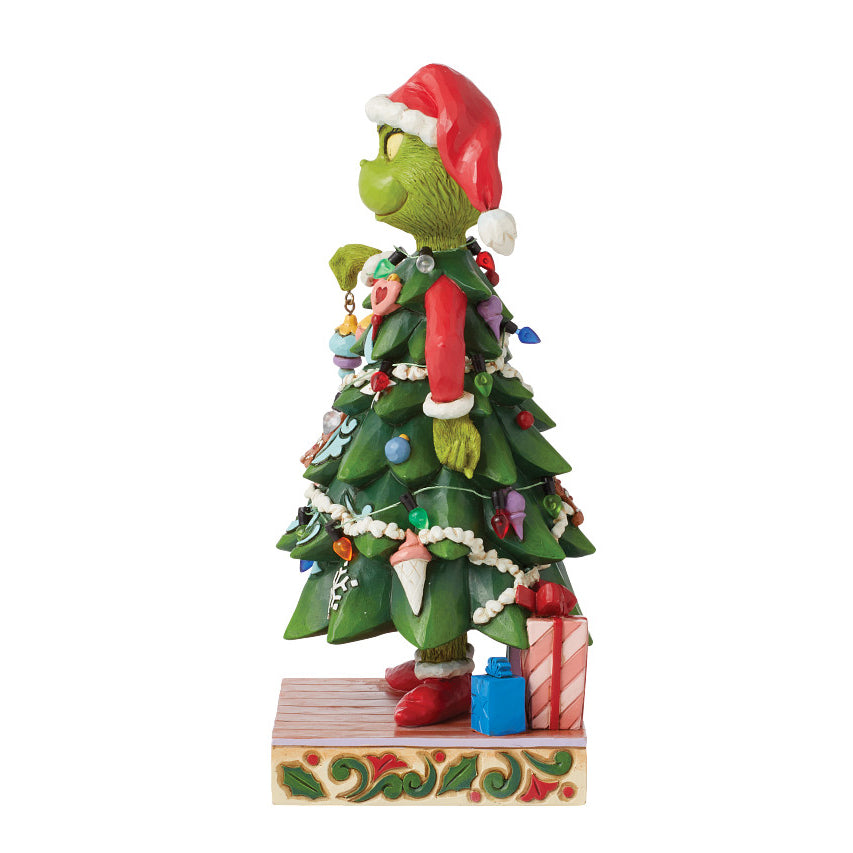 Jim Shore The Grinch: Grinch Dressed As Christmas Tree Figurine sparkle-castle