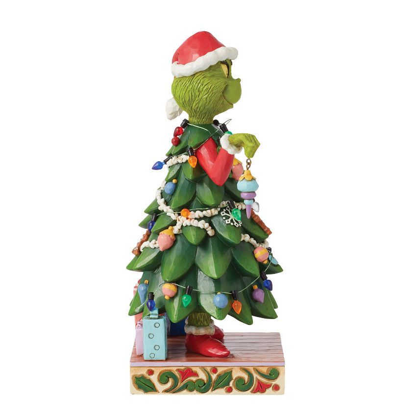 Jim Shore The Grinch: Grinch Dressed As Christmas Tree Figurine - SIGNED sparkle-castle