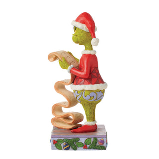 Jim Shore The Grinch: Grinch Holding Naughty/Nice List Figurine sparkle-castle