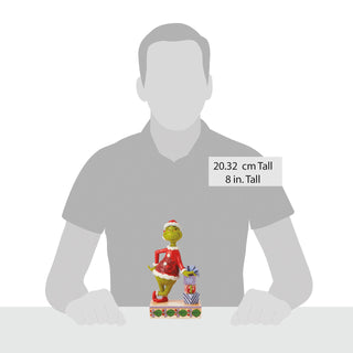 Jim Shore The Grinch: Grinch Leaning On Presents Figurine - SIGNED sparkle-castle