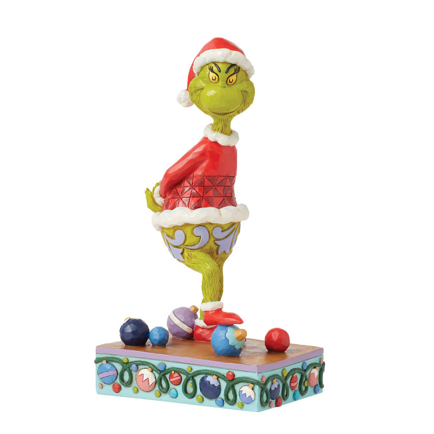 Jim Shore The Grinch: Grinch Stepping On Ornament Figurine sparkle-castle