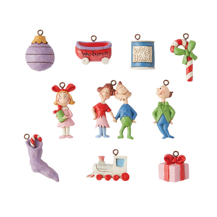 Jim Shore The Grinch: Deluxe Grinch Countdown 12 Days Of Christmas Figurine sparkle-castle