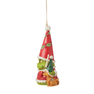Jim Shore The Grinch: Grinch Gnome and Reindeer Max Gnome Hanging Ornament sparkle-castle