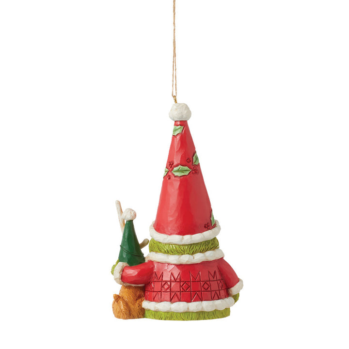 Jim Shore The Grinch: Grinch Gnome and Reindeer Max Gnome Hanging Ornament sparkle-castle