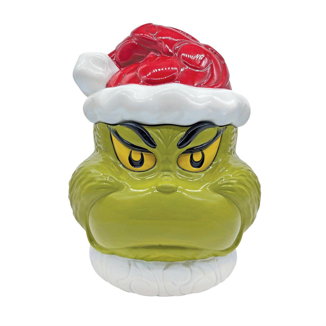 Jim Shore The Grinch: Naughty/Nice Grinch Cookie Jar sparkle-castle