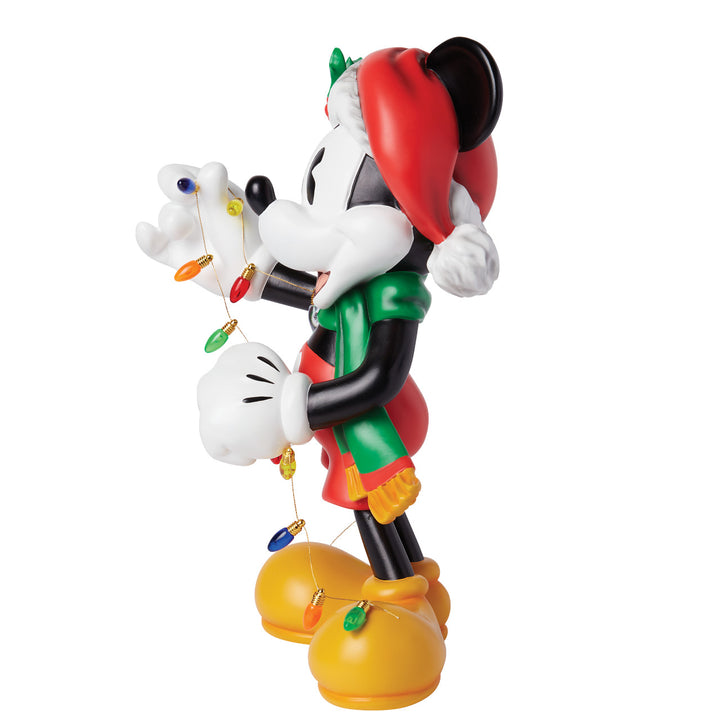 Disney Showcase: Christmas Mickey Mouse Big Figurine sparkle-castle