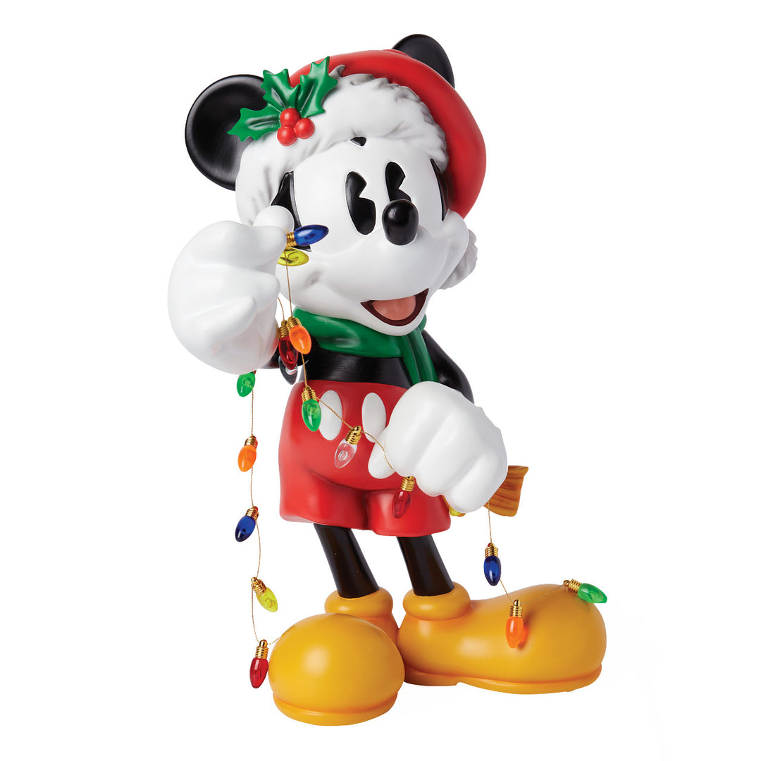 Disney Showcase: Christmas Mickey Mouse Big Figurine sparkle-castle