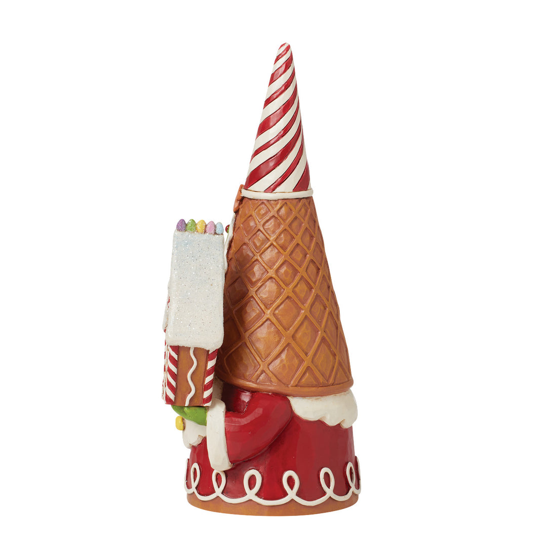 Jim Shore Heartwood Creek: Gingerbread Christmas Gnome Figurine sparkle-castle