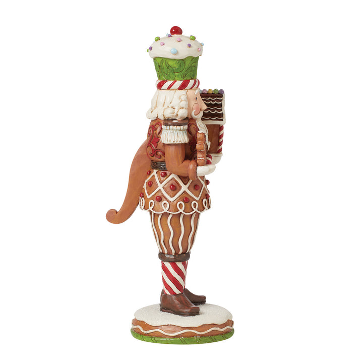 Jim Shore Heartwood Creek: Gingerbread Christmas Nutcracker Figurine sparkle-castle