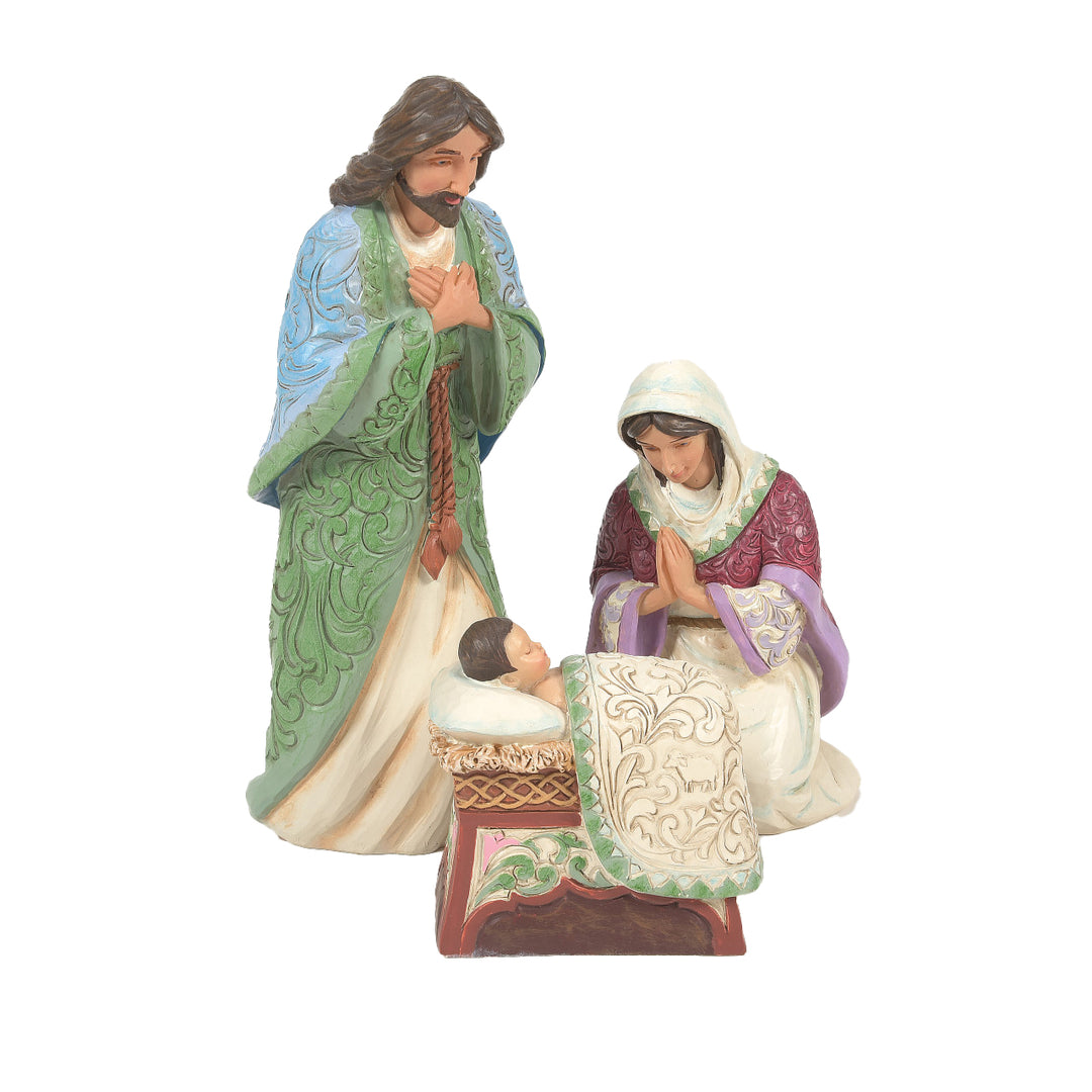 Jim Shore Heartwood Creek: Deluxe Nativity Figurines, Set of 10 sparkle-castle