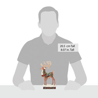 Jim Shore Heartwood Creek: Holiday Manor Deer Figurine sparkle-castle