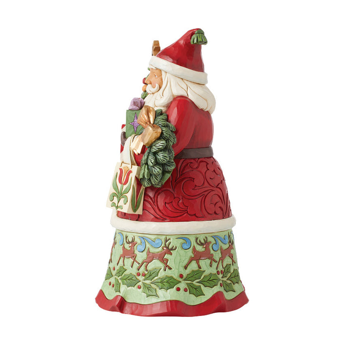 Jim Shore Heartwood Creek: Santa With Gifts Figurine sparkle-castle