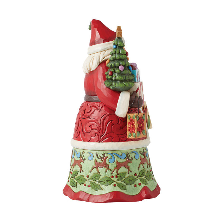 Jim Shore Heartwood Creek: Santa With Gifts Figurine sparkle-castle