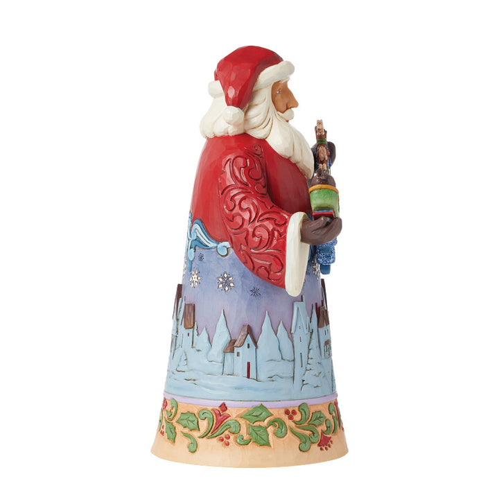 Jim Shore Heartwood Creek: Santa With Sleigh Over Night Sky Figurine sparkle-castle