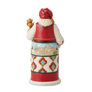 Jim Shore Heartwood Creek: Turkish Santa Figurine sparkle-castle