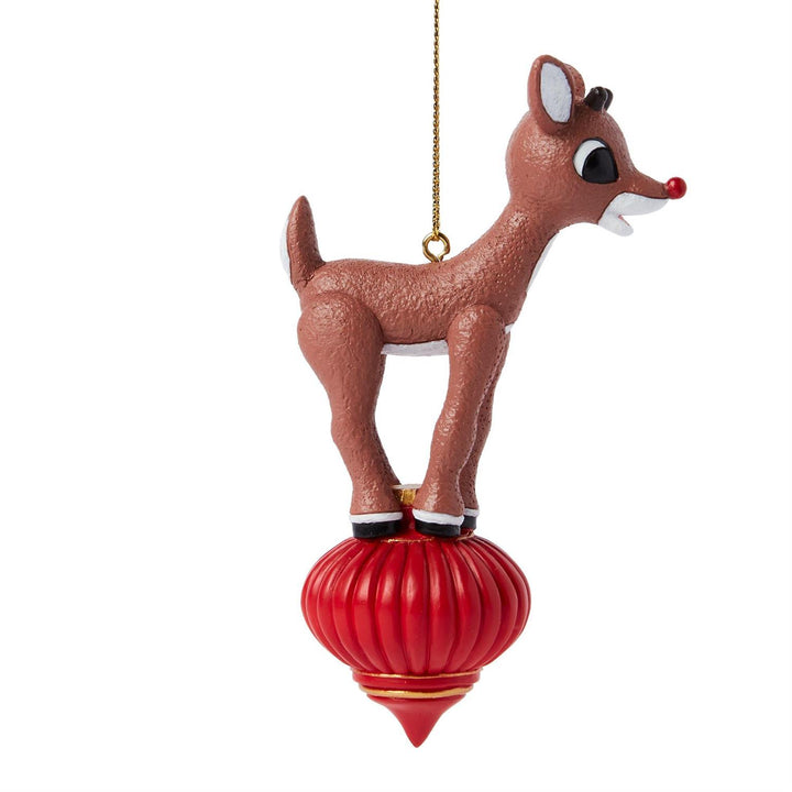 Studio Brands: Rudolph on Ornament Hanging Ornament sparkle-castle