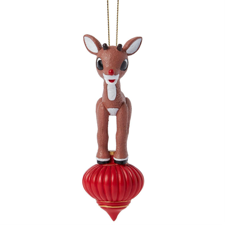Studio Brands: Rudolph on Ornament Hanging Ornament sparkle-castle