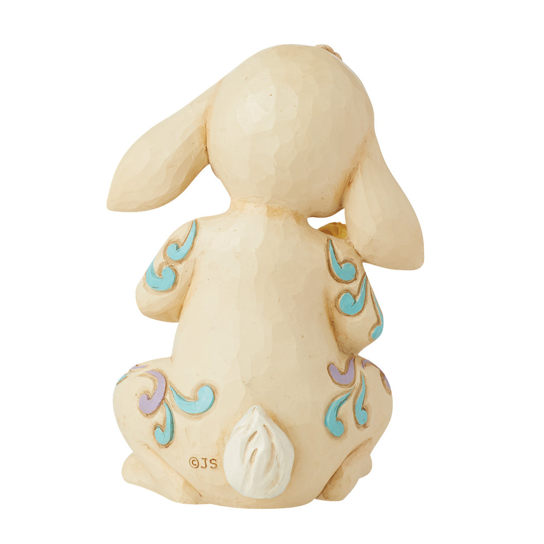 Jim Shore Heartwood Creek: Bunny With Chick Mini Figurine sparkle-castle