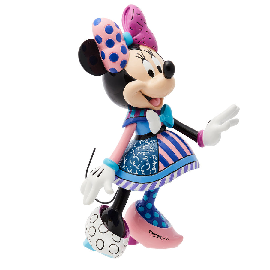 Disney Britto: Powder Pink Minnie Mouse Figurine sparkle-castle