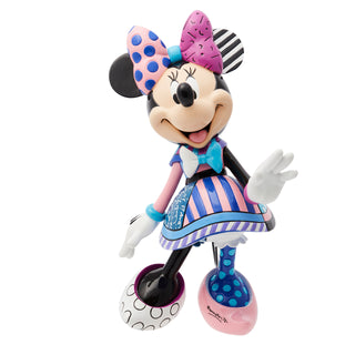Disney Britto: Powder Pink Minnie Mouse Figurine sparkle-castle