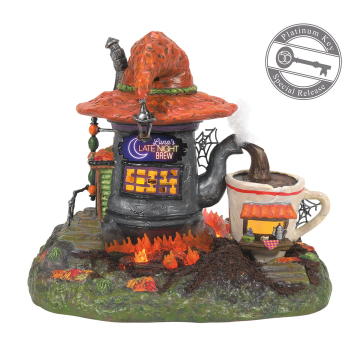 Department 56 Snow Village Halloween: Luna’s Late Night Brew, Set of 2 - FIRST EDITION sparkle-castle