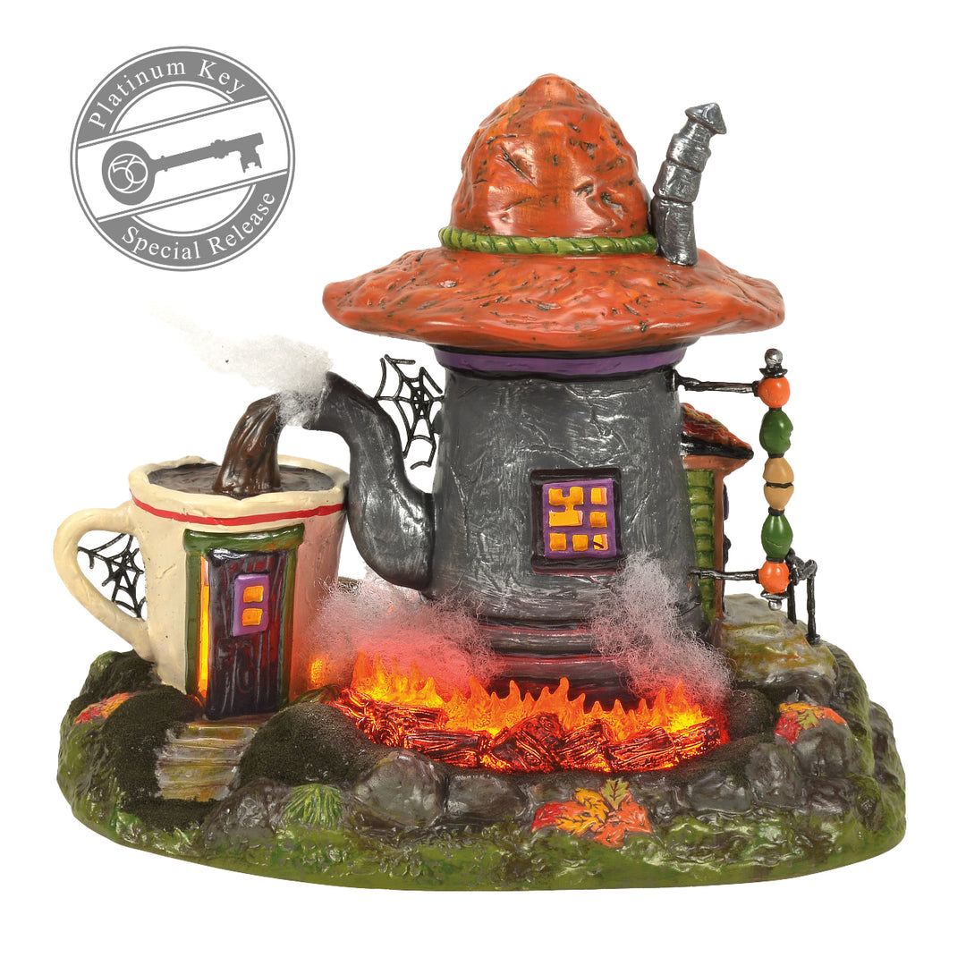 Department 56 Snow Village Halloween: Luna’s Late Night Brew, Set of 2 - FIRST EDITION sparkle-castle