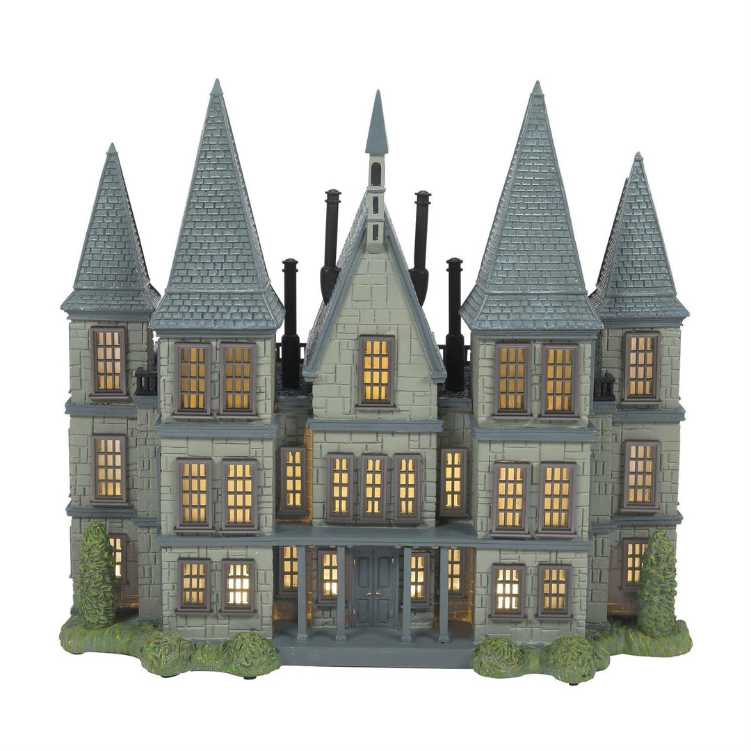 Department 56 Harry Potter Village: Malfoy Manor sparkle-castle