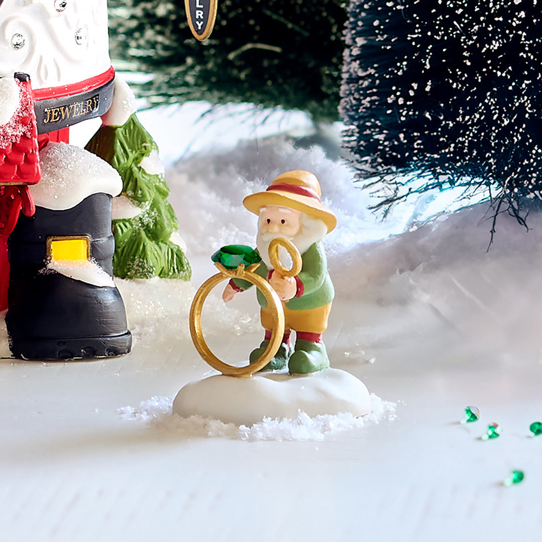 Department 56 North Pole Series: The Yule Jeweler sparkle-castle