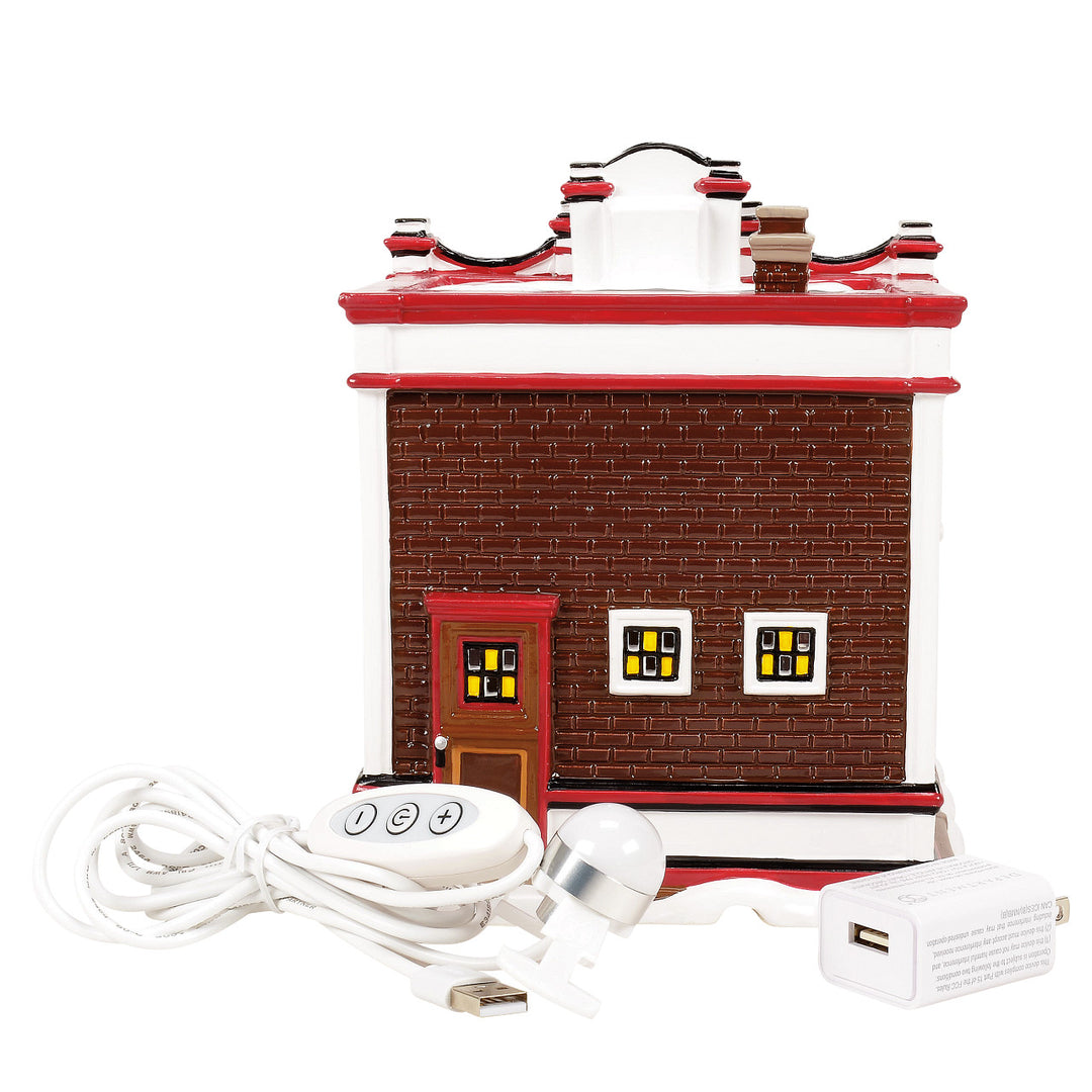 Department 56 Original Snow Village: Hershey's Fine Confections sparkle-castle