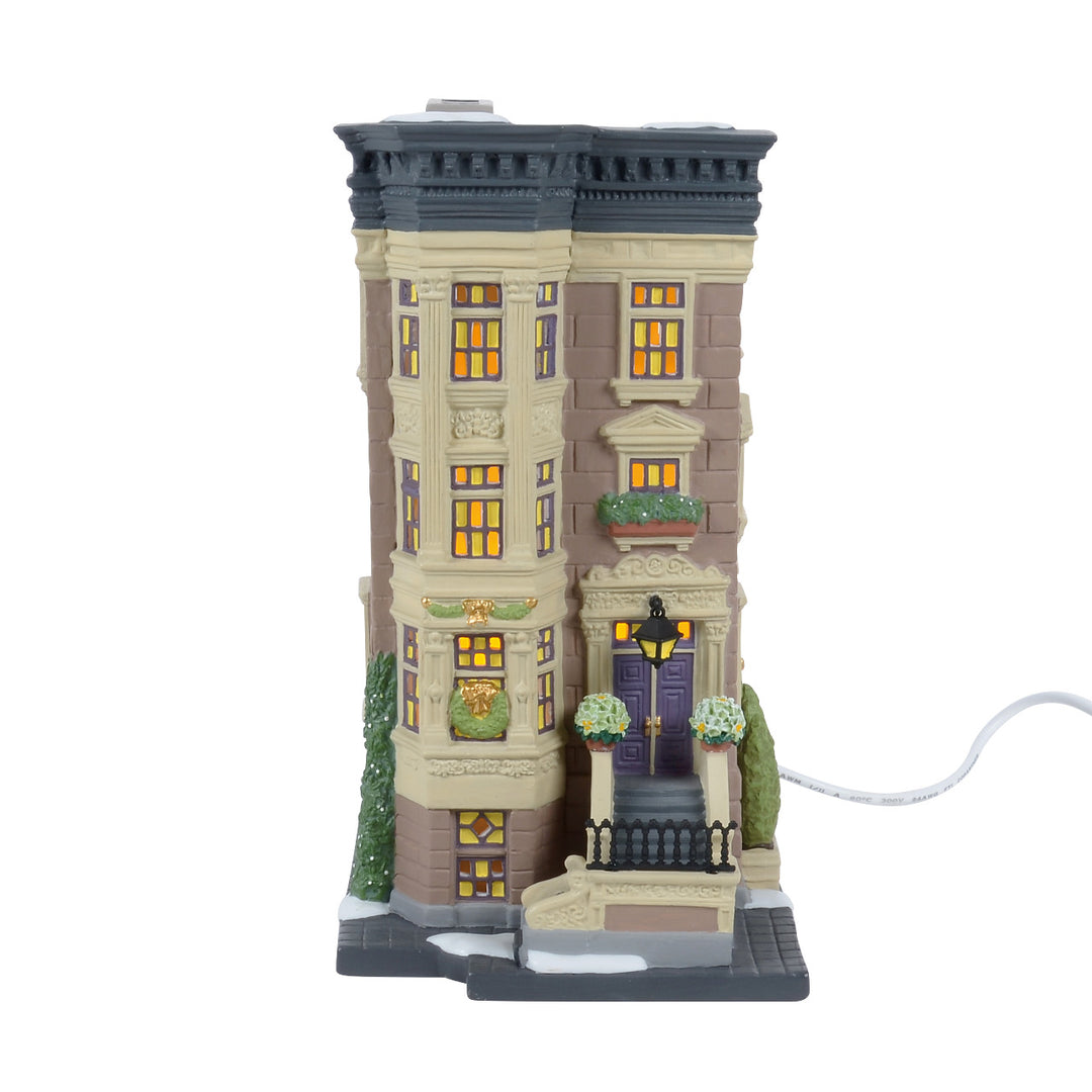 Department 56 Christmas In The City Village: 89 W 56th Street sparkle-castle