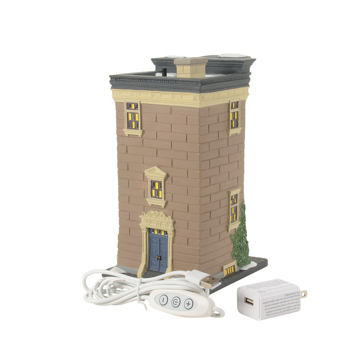 Department 56 Christmas In The City Village: 89 W 56th Street sparkle-castle