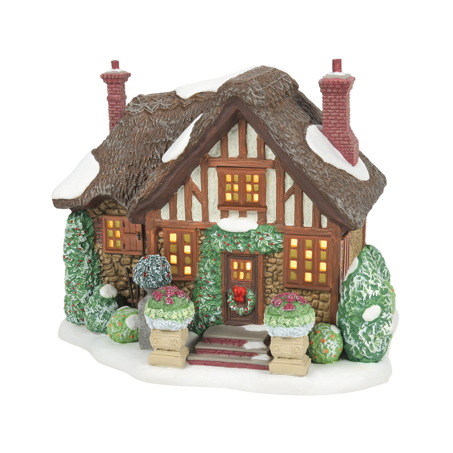 Department 56 Dickens Snow Village: Lord Lilliput's Cottage sparkle-castle