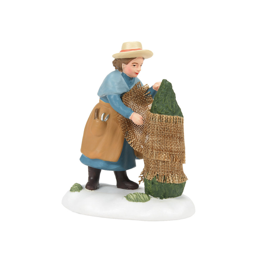 Department 56 Dickens Snow Village Accessory: Preparing For The Frost sparkle-castle