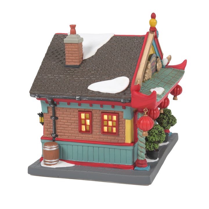 Department 56 Christmas in the City Village: The Wonton Garden sparkle-castle